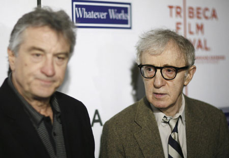 Woody Allen and other celebs at premiere of film 