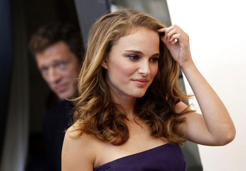 Natalie Portman at a photocall for movie 'Black Swan'