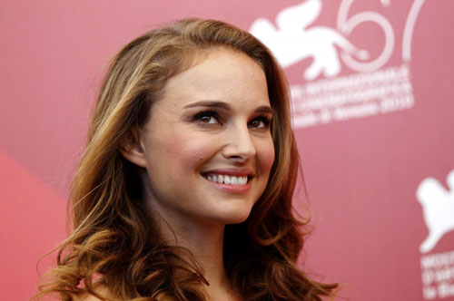 Natalie Portman at a photocall for movie 'Black Swan'