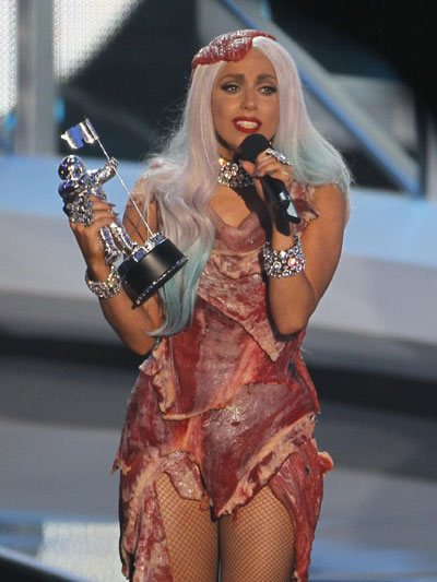 Lady Gaga's meat dress