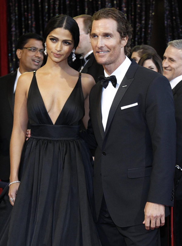 Matthew McConaughey arrives at the 83rd Academy Awards