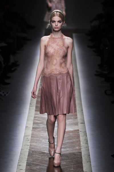 Valentino fashion collection show during Paris Fashion Week