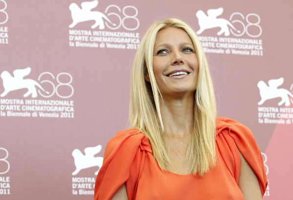 Paltrow of 'Contagion' arrives at Venice Film Fest