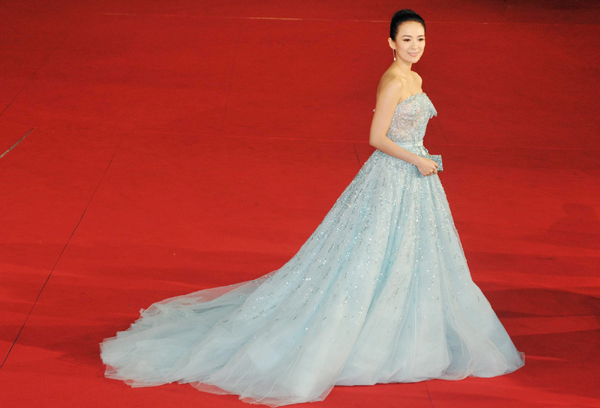 Zhang Ziyi graces Int'l Rome Film Festival