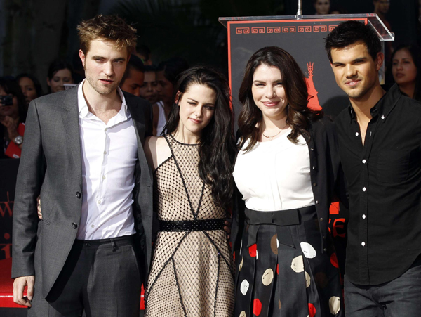 'Twilight' actors leave their marks