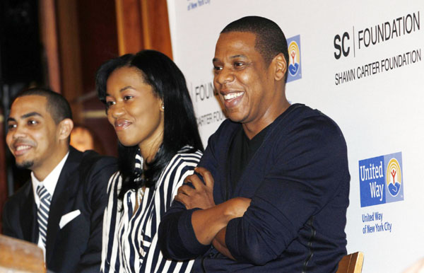 Jay-Z gives back