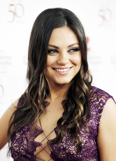 Mila Kunis attends 50th anniversary of hospital