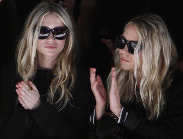 Olsen sisters at NYFW 2012