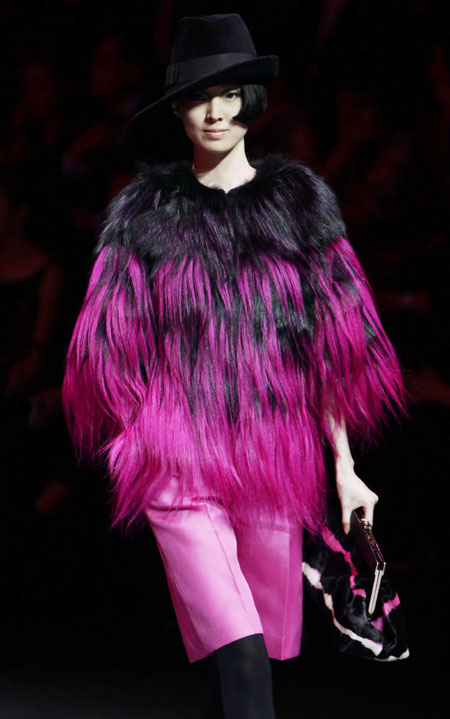 Giorgio Armani holds fashion show in Beijing