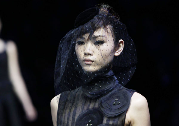 Giorgio Armani holds fashion show in Beijing