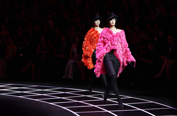 Giorgio Armani holds fashion show in Beijing