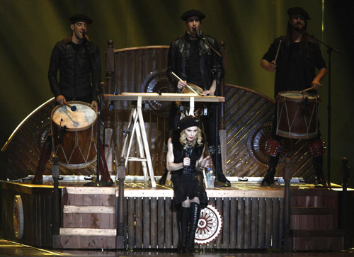 Madonna begins 'MDNA' world tour