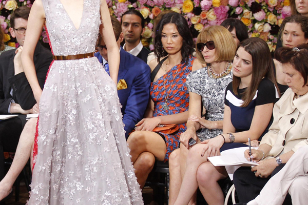 Anna Wintour at Paris Haute Couture