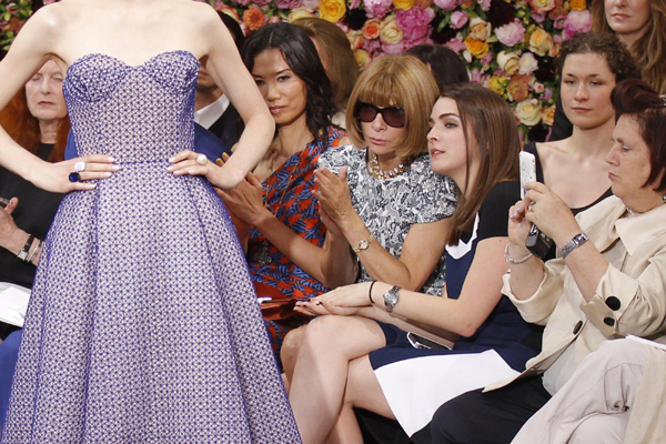 Anna Wintour at Paris Haute Couture