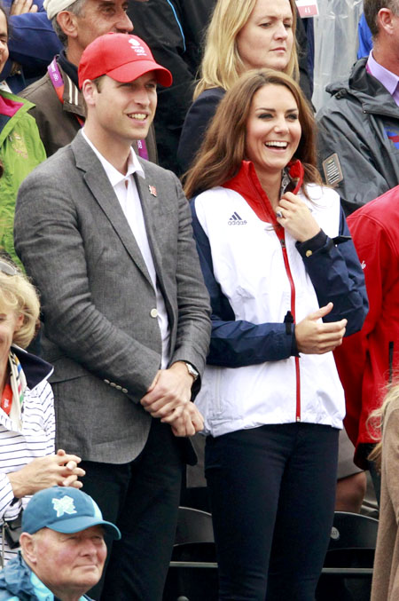 Prince William and Kate cheer at Olympics