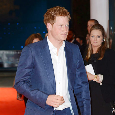 Prince Harry was 'protecting' naked girl