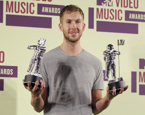 Scottish DJ Calvin Harris tops pop charts