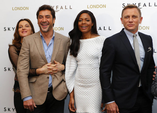 James Bond film 'Skyfall' premieres in London