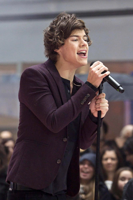 'One Direction' performs on NBC's Today show