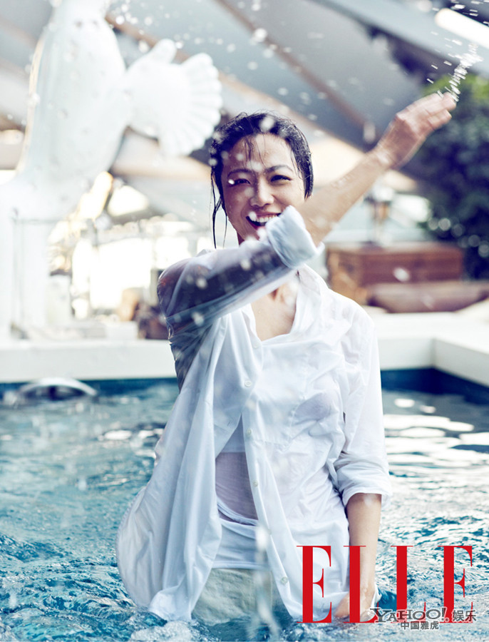 Tang Wei covers ELLE magazine