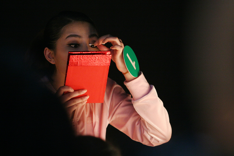 Backstage at China Fashion Week