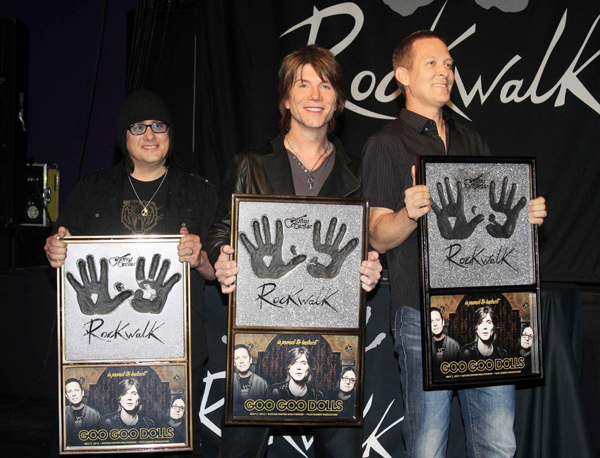 Goo Goo Dolls inducted into Hollywood's Rock Walk