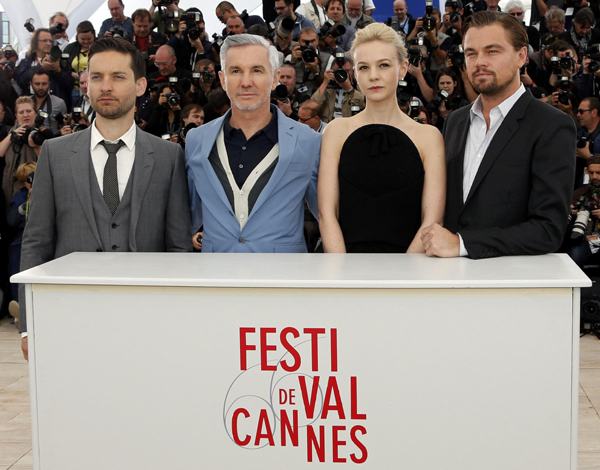 Photocall for 'The Great Gatsby' in Cannes