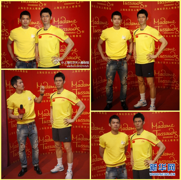 Chinese stars' wax figure at Madame Tussaud's