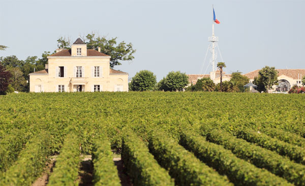 Chateau scenery in France