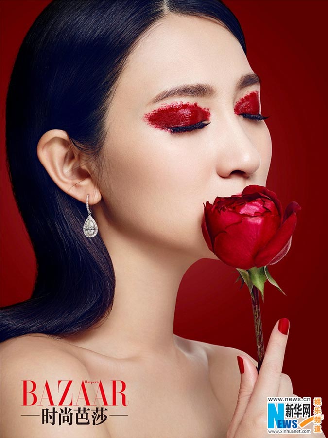 Gorgeous Li Xiaoran covers magazine