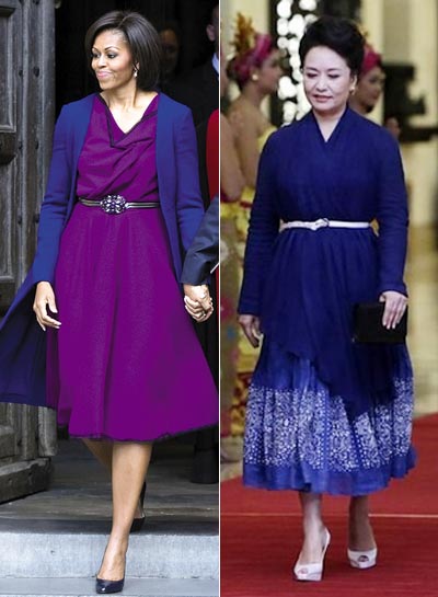 Fashionable First Ladies: Peng Liyuan and Michelle Obama