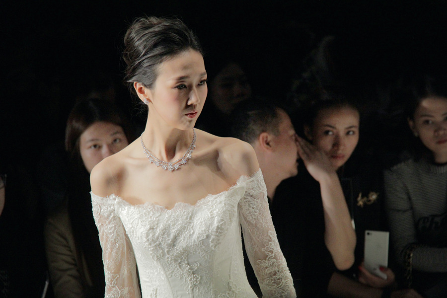 Bridal wear trends launch at China Fashion Week