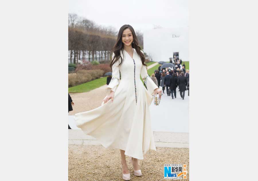 Angelababy graces Paris Fashion Week