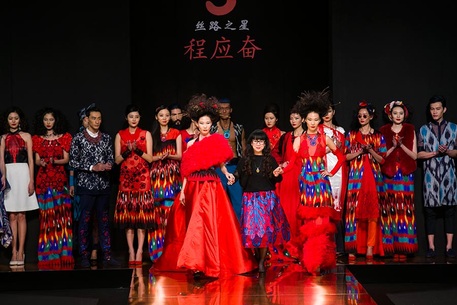 Cheng Yingfen adds modern taste to traditional Atlas silk