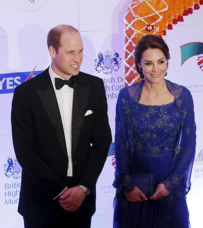 Kate Middleton's Asian-inspired wardrobe in India