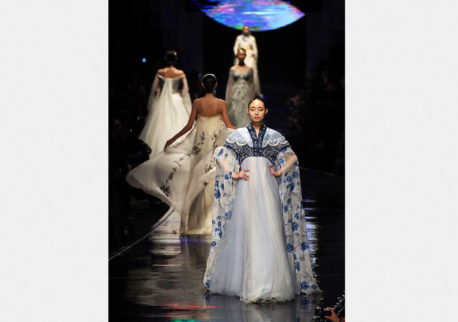 Fashion show held during Nanjing Historical and Cultural Cities Expo