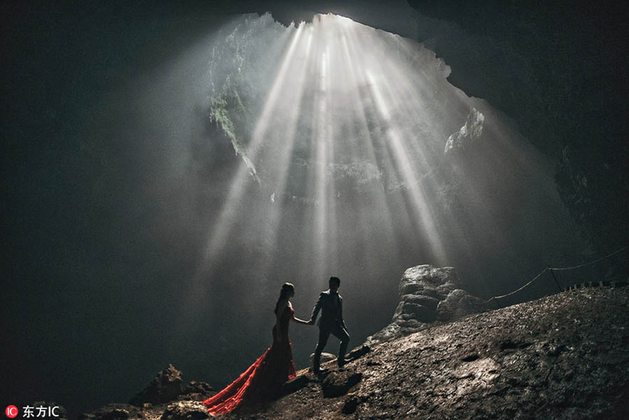 Romance in the air: Best wedding photos of 2016