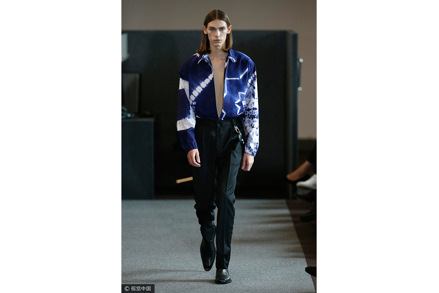 2018 London menswear fashion week: Xander Zhou