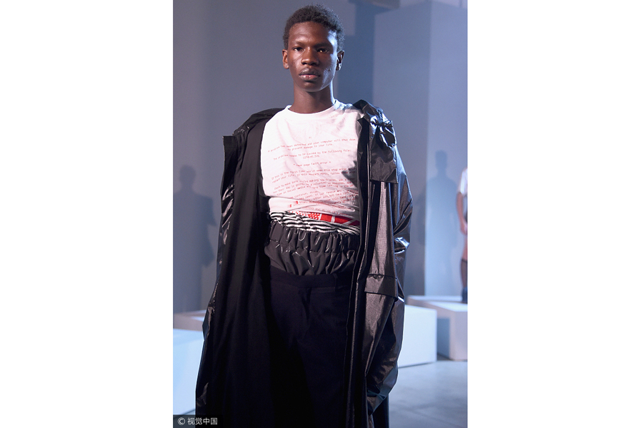 2018 New York menswear fashion show:Raun Larose