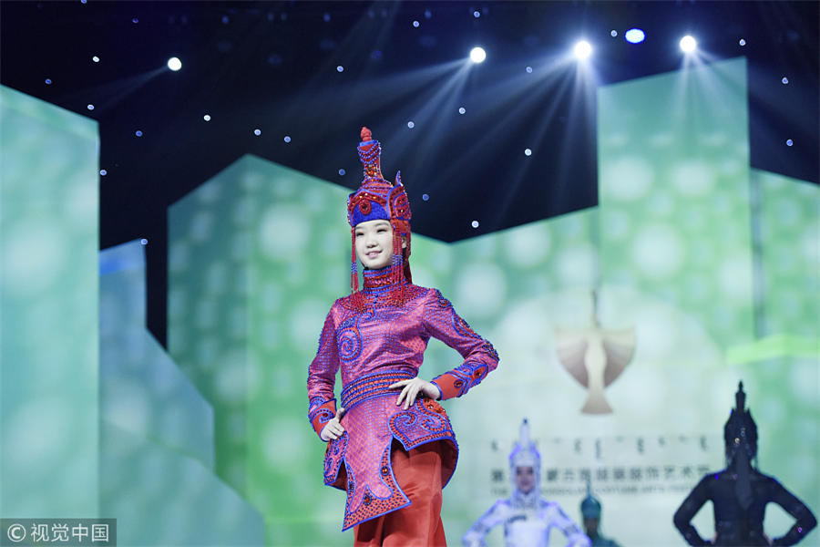 Fashion design in Mongolian style