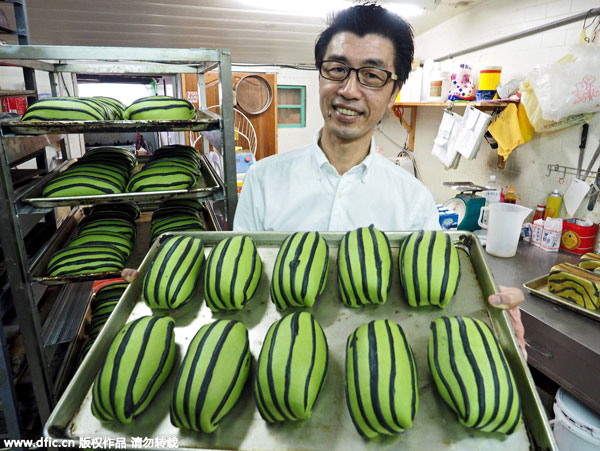 Watermelon toast gains popularity in Taiwan