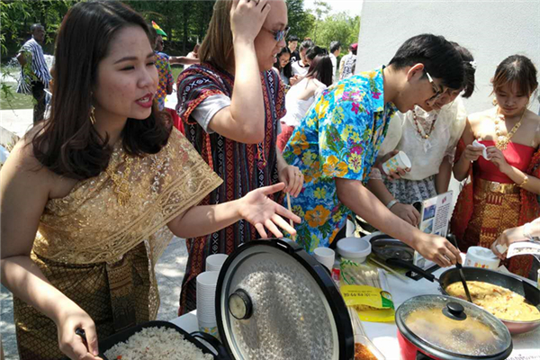 International food fiesta feeds friends