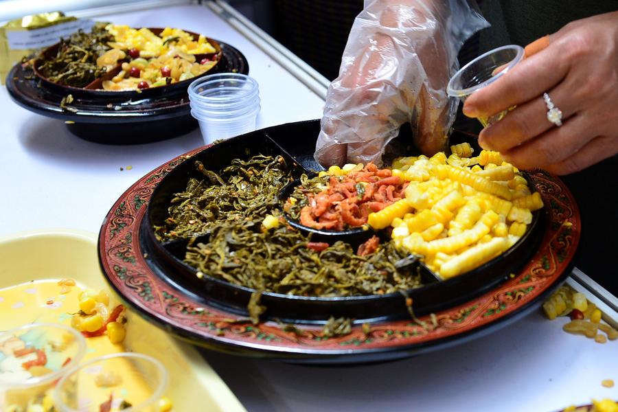 Special snacks displayed during 14th China-ASEAN Expo