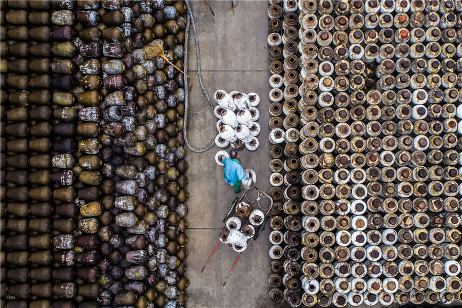 Rice wine brewing season in Shaoxing, China's Zhejiang