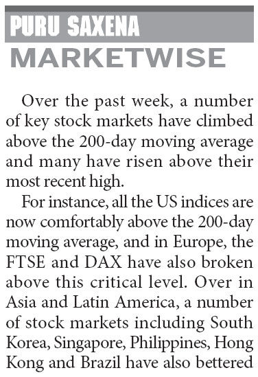 Euro implosion off the table for now, equity markets on an uptrend