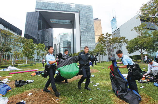 Tolerance ends, HK chief vows