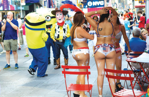 Tourists: Don't change Times Square