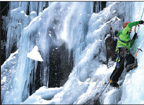 Ice climbing: Part adrenaline rush, part puzzle-solving test