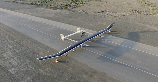 Solar-powered craft can drone on for months, reaches new high