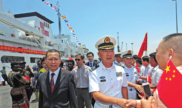 Navy's Peace Ark makes stop in Angola